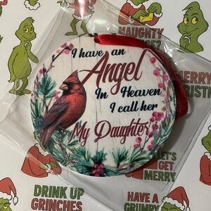 Cardinal Memorial Ornament